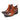 Business Style Brown Genuine Leather Square Toe Zip Ankle Boots for Men