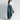 Women's High-Waisted Gold Zipper Wide-Leg Straight Slanted Pocket Denim Pants