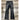 Sheepskin Micro Flared Elastic Waist Slim Streetwear Cropped Pants for Women