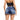 Streetwear Slim Fit Ripped Tassel Distressed High Waist Denim Shorts for Women