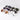 Trendy Rimless Metal Rivets Curved Rectangle Gradient Film Lens Sunglasses for Women