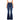 Women's European American Style High Waist Bootcut Skinny Hip Lifting Jeans Pants