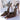 Sexy One-Belt Open-Toed Colorful Leopard Pattern High Heel Pumps for Women