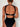 Women's See Through Solid Black Mesh Hollow Out Backless One Piece Swimsuit