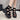 Women's Roman Style 9cm Thick Heel Fish Mouth Hollow Out Sandals with Back Zipper