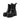Women's Cowhide Platform Chunky Heels Rivet Square Toe Pull-on Chelsea Boots