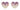 Women's Trendy Fashion Love Heart Shaped Rimless Gradient Ocean Lens Sunglasses