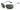 Trendy Rimless Metal Rivets Curved Rectangle Gradient Film Lens Sunglasses for Women