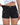 Women's European American Style Casual Solid Color Elastic Denim Shorts