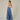 Women's Summer Retro Streetwear High Waist A-Line Layered Long Denim Skirt