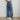 Women's Luxury Street Bowknot Design Washed Denim Loose Straight Wide Leg Jeans Pants