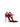 Women's Solid Color Corduroy Hollow-out Pointed Toe Buckle Strap Thin Heel Pumps