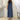 Women's Denim Round Neckline Sleeveless Backless Loose Long Dress With Pocket