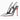 Women's Sharp Pointed High Heels Color Blocked Toes Back Strap Buckle Pumps