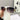 Women's Designer Luxury Metal Letter Decorated Rectangle Frameless Curved Sunglasses