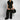 Women's Synthetic Mongolian Fur Thigh High Boots with Shaggy Fur Purse and Tops 3 Pcs Set