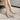Women's Fairy Princess Style Crystal Stripe Slim High Heels Backstrap Pumps