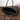 Crocodile Skin Print Pattern Men's Large Black Briefcase with Top Handle