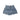 Summer Casual Street Style Women's High Waist A-Line Ruffle Denim Mini Skirt