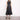 Sheepskin Sleeveless High Waist O-Neck Umbrella Skirt Long Dress for Women