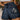 Women's Summer Fashion Vintage Flower Printed Multi Pocket Denim Shorts