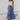 Women's Summer Retro Streetwear High Waist A-Line Layered Long Denim Skirt