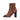 Women's Pointed Toe Side Zipper Chunky Heels Suede Short Boots