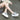 Women's Summer Fashion Bling Genuine Leather 8cm Platform Wedge Lace Up Slippers