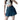 Women's Summer Casual A-line High Waist Irregular Wide Leg Denim Skirt Shorts