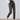 Women's Genuine Sheepskin Leather Simple Casual Elastic Waist Skinny Pants