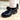 Men's British Casual Style Glossy Cowskin Leather Platform Slip-On Dress Loafers
