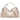 Retro Style Solid Color Genuine Leather Tophandle Hobo Crossbody Handbag for Women