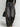 Women's Retro Washed High Waisted Straight Leg Jeans with Hollowed Out Metal Rings