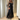 Women's Black Luxury V-neck Long Sleeves Evening Dress for Special Occasions
