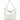 Large Capacity Genuine Leather Solid Color Tote Shoulder Bag for Women