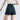 Women's Summer Korean High Waist Two Button Loose Wide Leg Denim Shorts