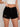 Women's Casual Distressed Ripped Denim Shorts with Eyelet Bandage Lace Up