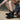 Women's Autumn Cowhide Round Toe Back Zipper Middle Heel Riding Boots