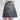 Women's Sheepskin High Waist Rhombic Plaid Metal Circle Decor Slim A-Line Short Skirt