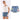 Women's Vintage Elastic Waist 3D Heavy Floral Embroidery Denim Shorts