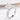 Women's White Gold 2-Piece Wedding Ring with ﻿Radiant-Cut Lab-Grown Diamond