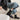 Women's Cowhide Round Toe Middle Heel Back Zipper Chelsea Boots
