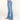 Women's European American Low Waist Ripped Flared Slim Fit Stretch Denim Pants