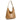 Women's Minimal Style Solid Color Genuine Leather Hobo Handbag