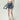 Summer Casual Street Style Women's High Waist A-Line Ruffle Denim Mini Skirt