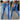 Women's European American Stretchy Denim Slimming Butt Lift Skinny Jeans Pants