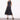 Sheepskin Sleeveless High Waist O-Neck Umbrella Skirt Long Dress for Women