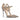 Women's Solid Color Corduroy Hollow-out Pointed Toe Buckle Strap Thin Heel Pumps