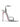 Women's Summer Solid Color High Heels Pointed Toes One Piece Buckle Pumps