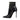 Women's Patent Leather Belt Buckle Pointed Toe Side Zipper Short Boots